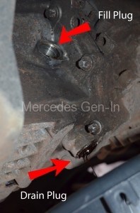 Mercedes Vito Manual Gearbox Level and Drain Plug
