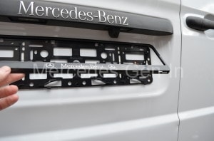 Mercedes Benz Registration Plate Mounting Frame