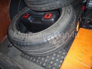 Mercedes front tyre scrubbing noise