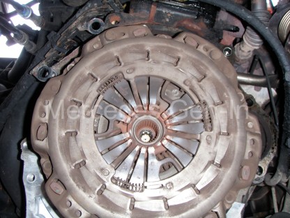 SAC cover plate showing adjustment ring spring positions for a worn clutch