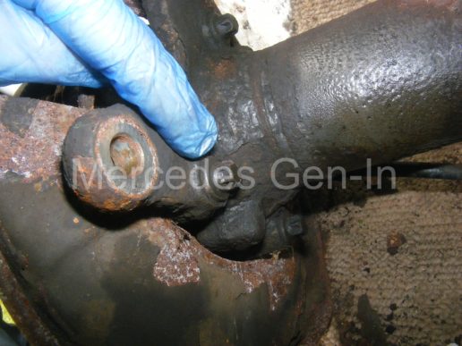 Mercedes rear axle replacement 6